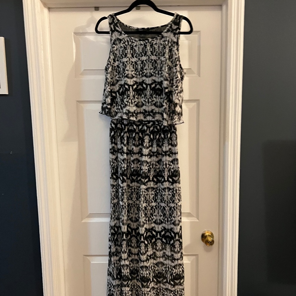 Popover top maxi dress